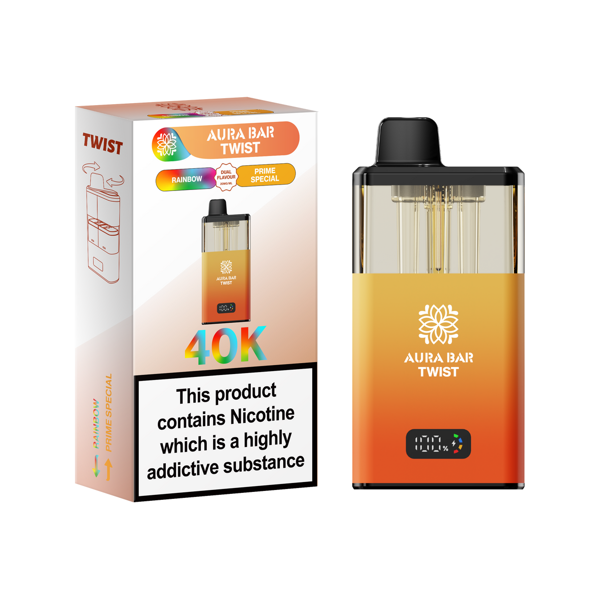 Aura Bar Twist 40K Vape Kit