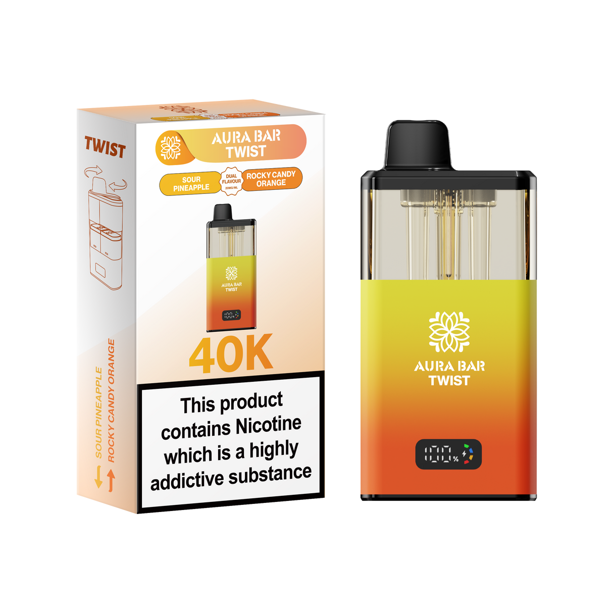 Aura Bar Twist 40K Vape Kit