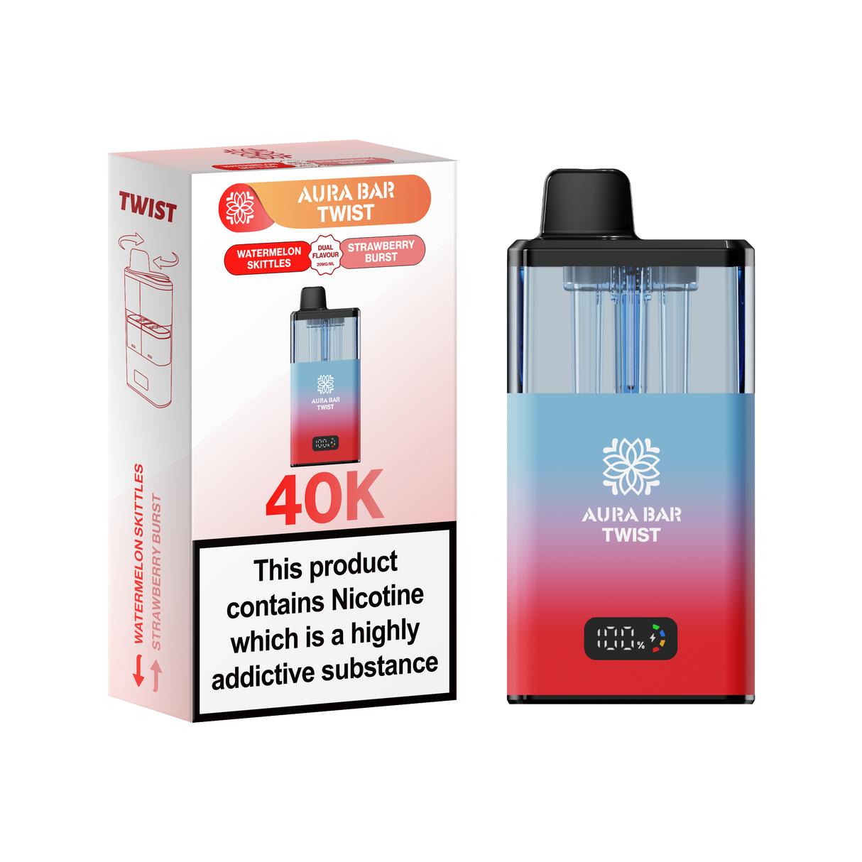 Aura Bar Twist 40K Vape Kit