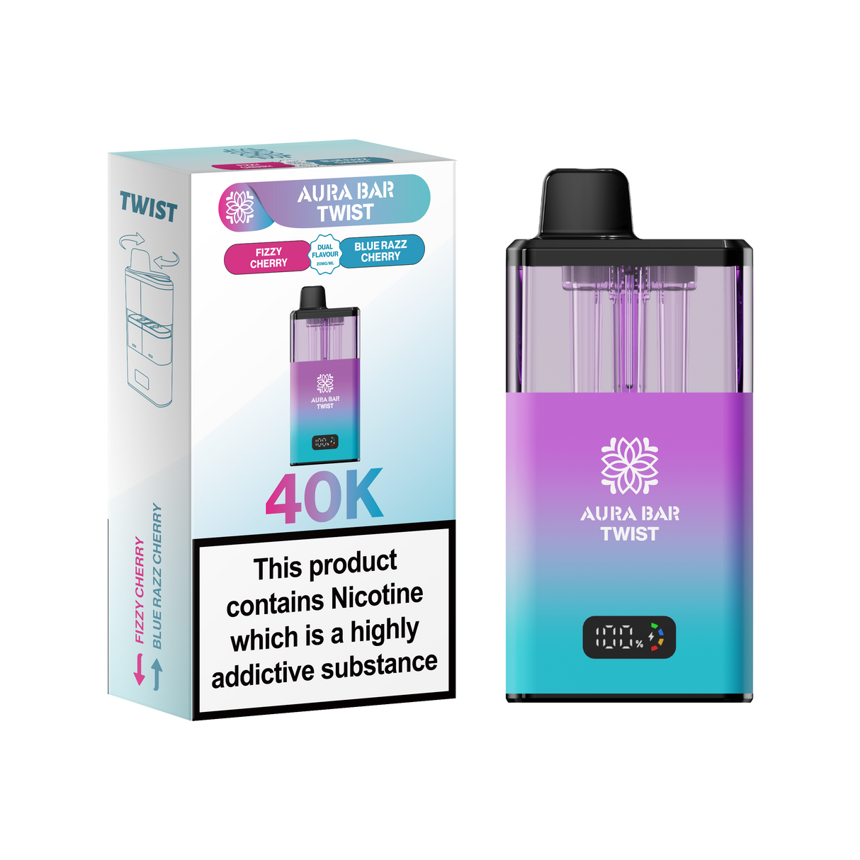 Aura Bar Twist 40K Vape Kit