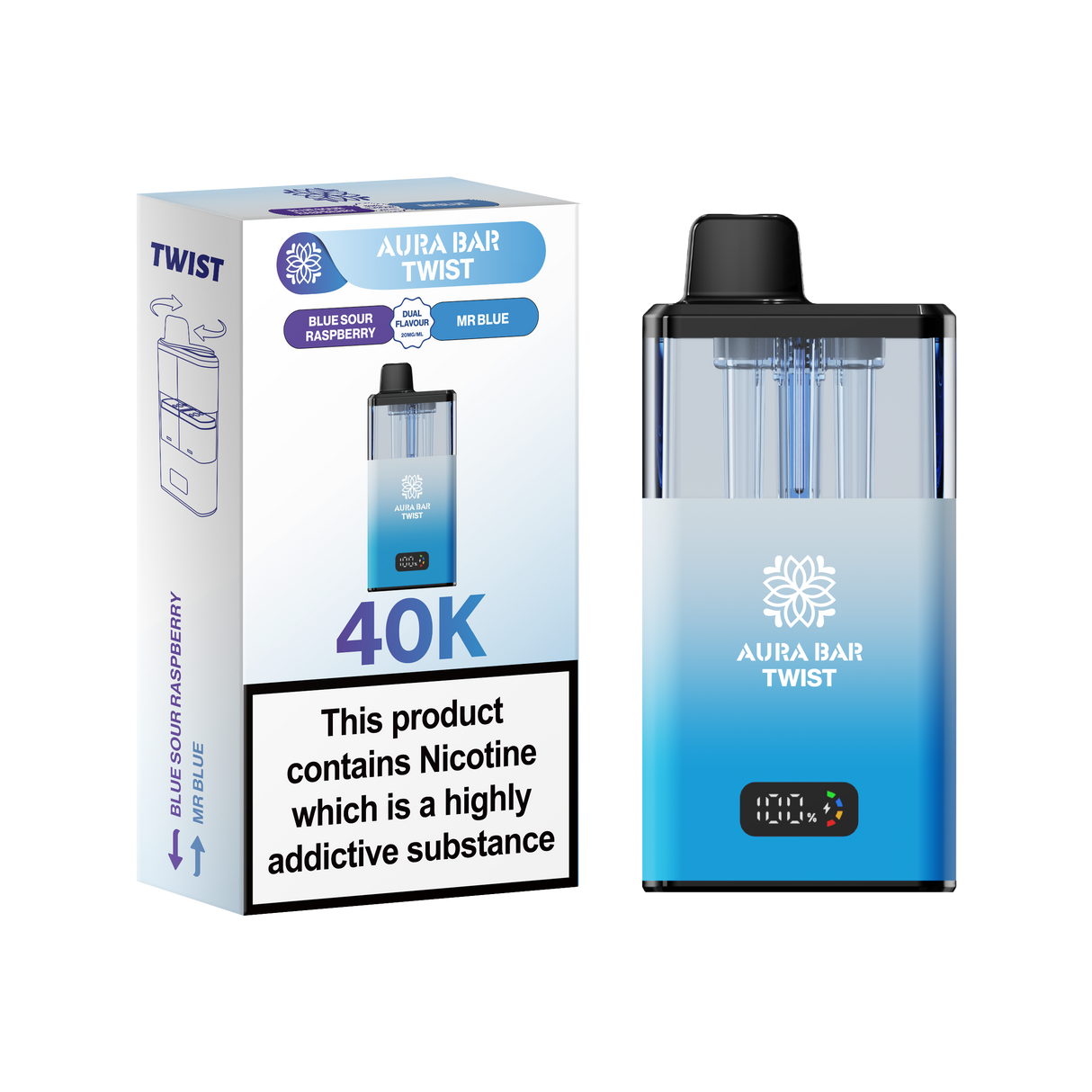 Aura Bar Twist 40K Vape Kit