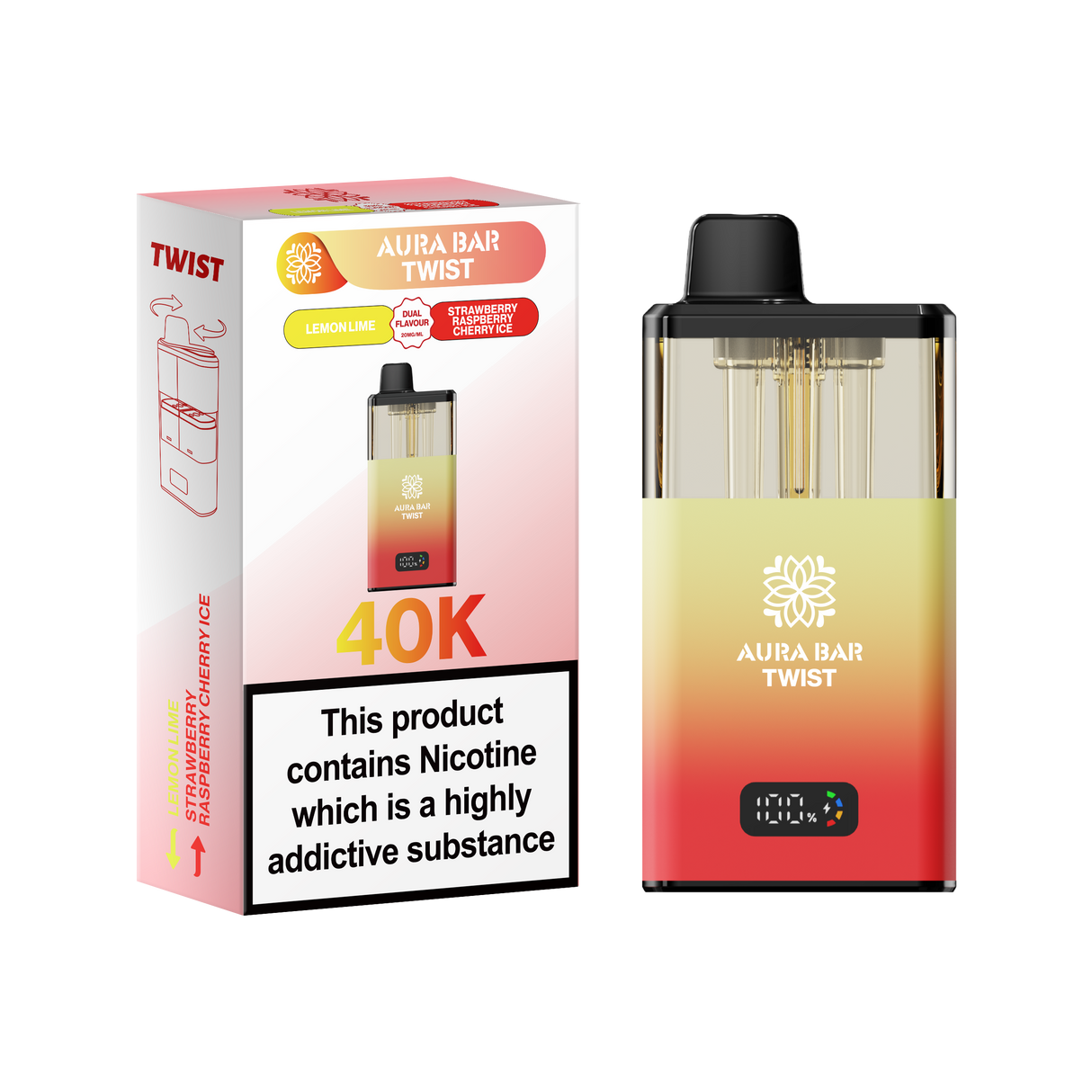 Aura Bar Twist 40K Vape Kit