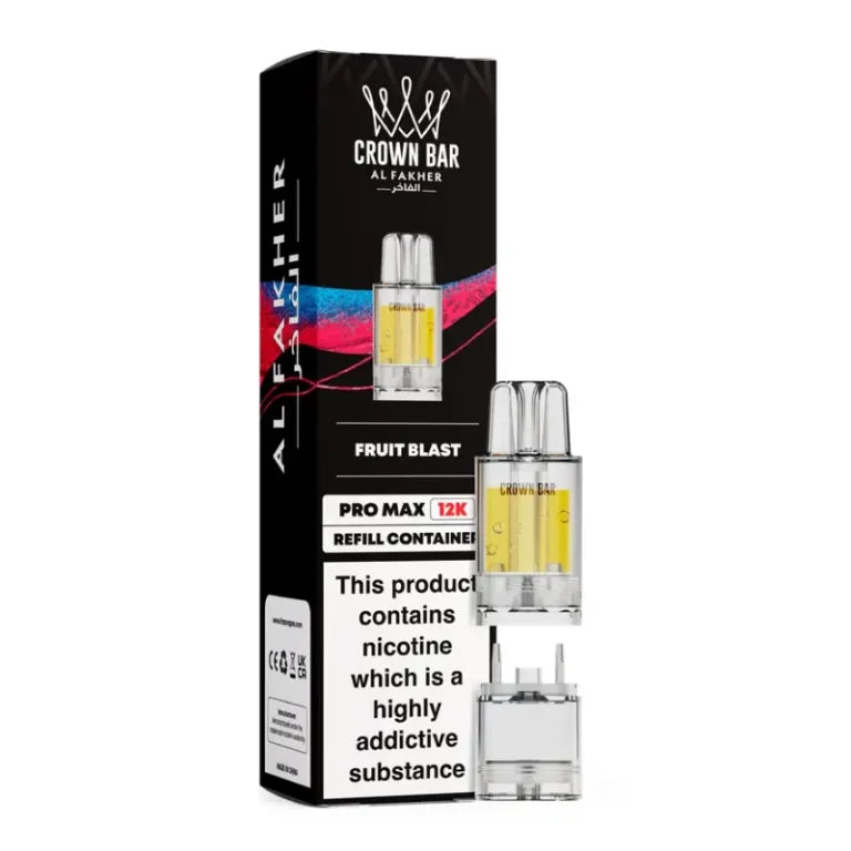 Al Fakher Crown Bar Pro Max 12K Refill Packs