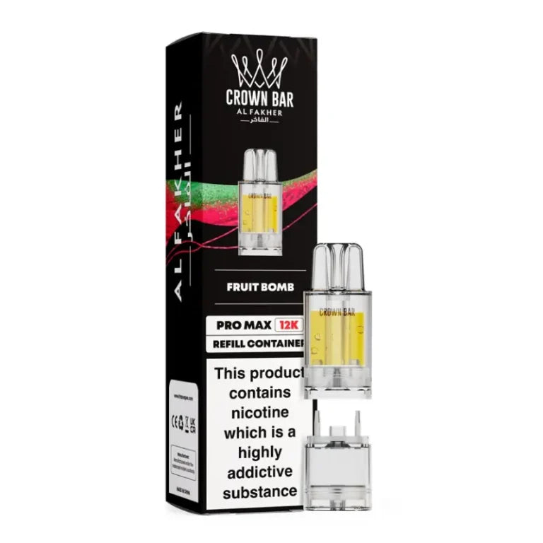 Al Fakher Crown Bar Pro Max 12K Refill Packs