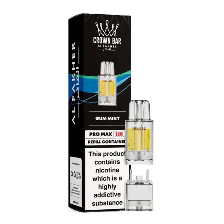Al Fakher Crown Bar Pro Max 12K Refill Packs