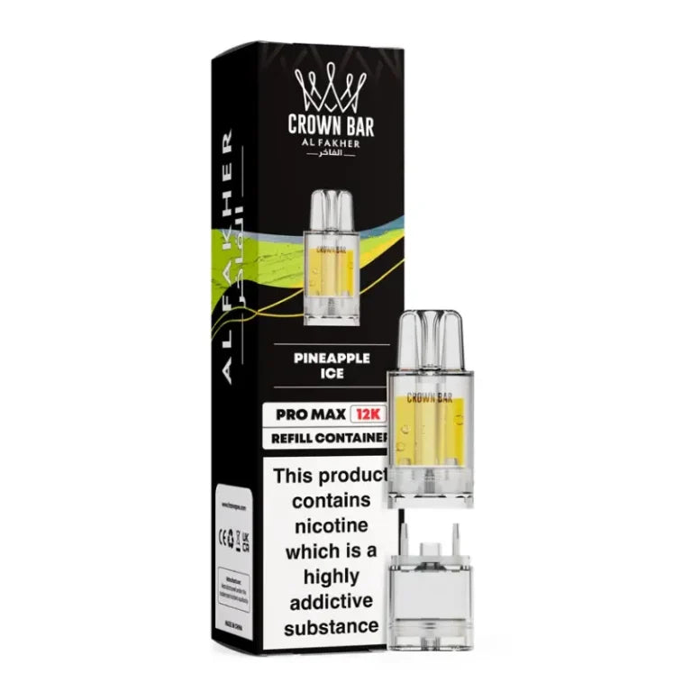 Al Fakher Crown Bar Pro Max 12K Refill Packs