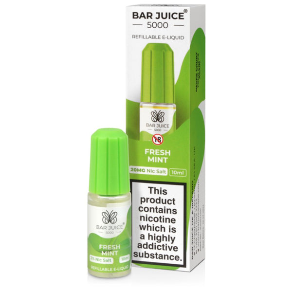 Bar Juice 5000 Fresh Mint Nic Salt E-Liquid