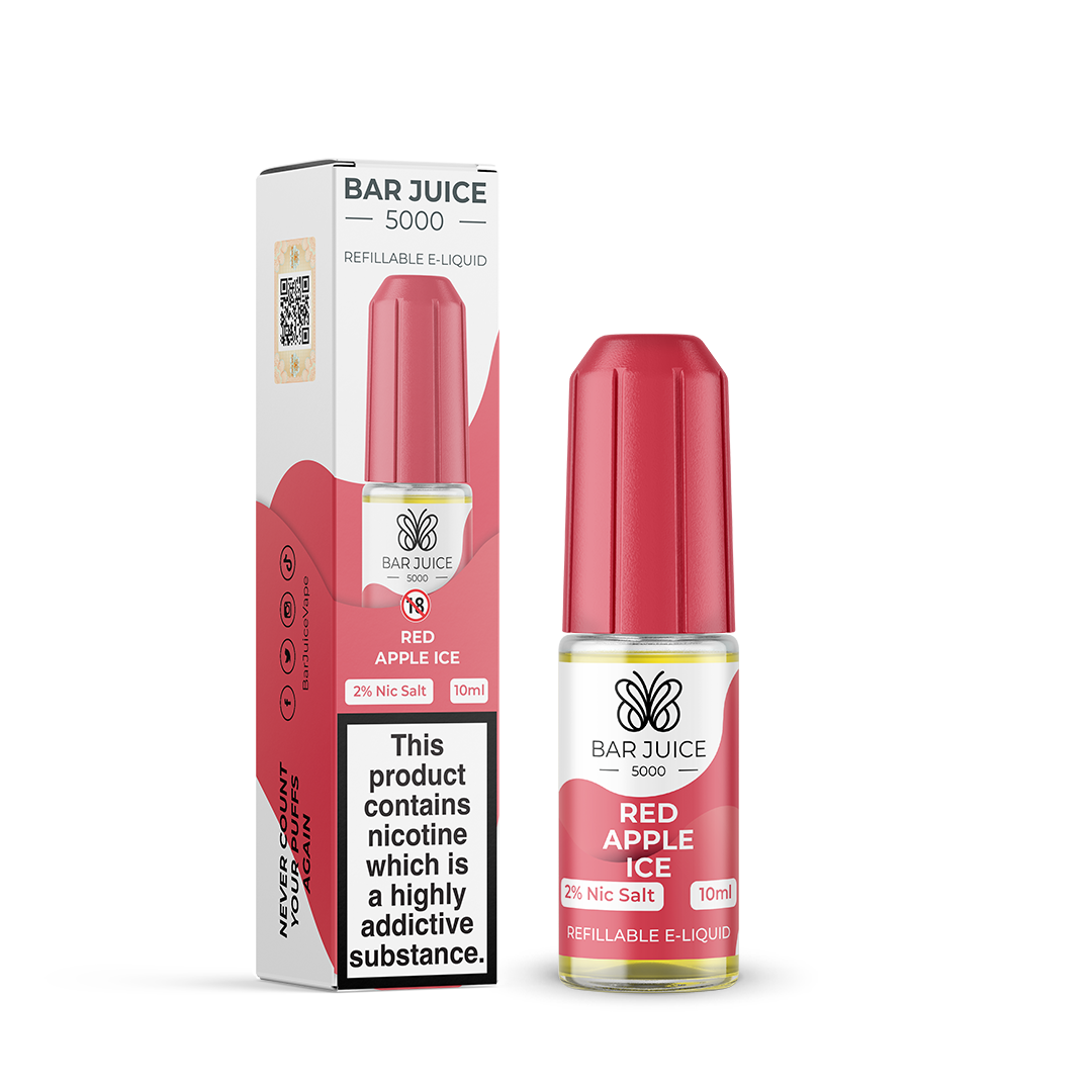 Bar Juice 5000 Red Apple Ice Nic Salt E-Liquid