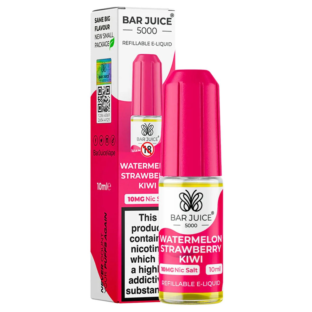 Bar Juice 5000 Watermelon Strawberry Kiwi Nic Salt E-Liquid
