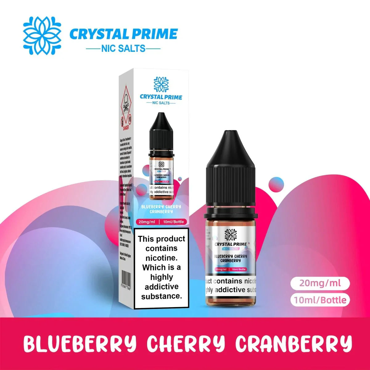Crystal Prime Nic Salts by Aura Bar