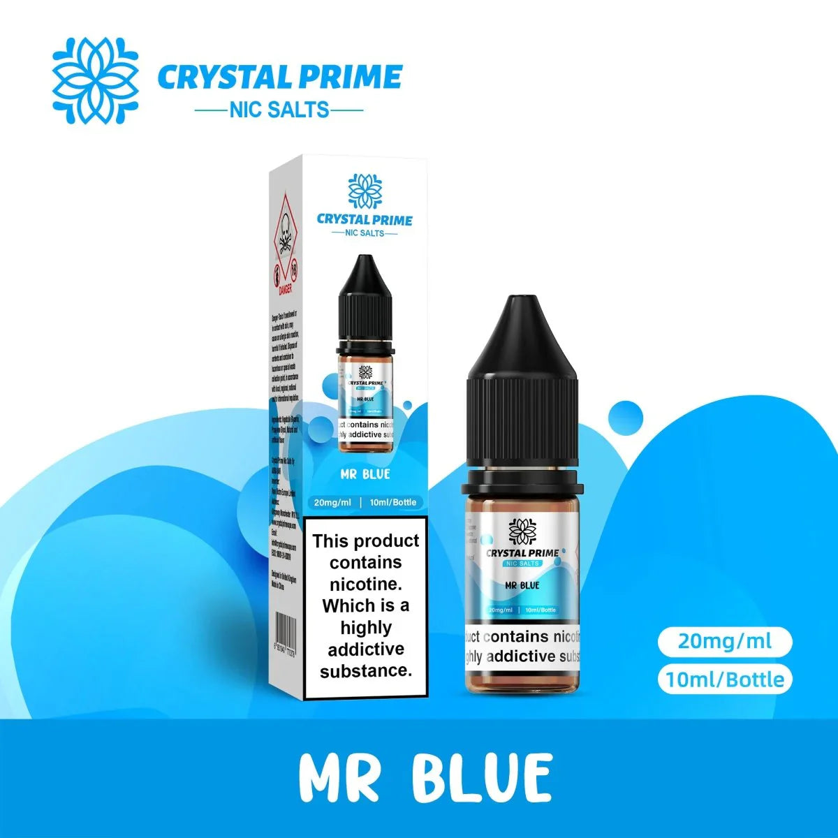 Crystal Prime Nic Salts by Aura Bar