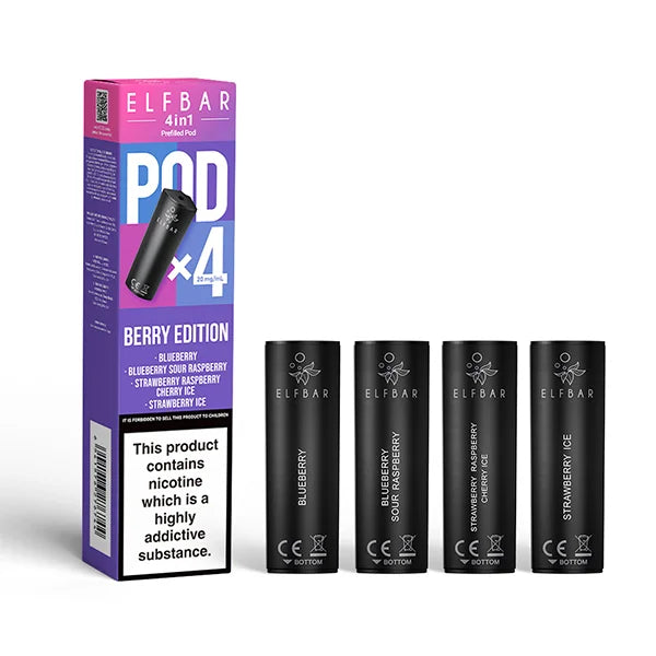 Elf Bar 4-in-1 Multi Flavour Edition Prefilled Vape Pods