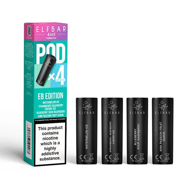 Elf Bar 4-in-1 Multi Flavour Edition Prefilled Vape Pods