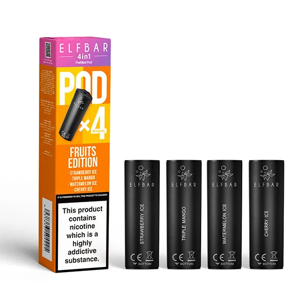 Elf Bar 4-in-1 Multi Flavour Edition Prefilled Vape Pods