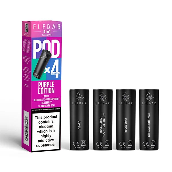 Elf Bar 4-in-1 Multi Flavour Edition Prefilled Vape Pods