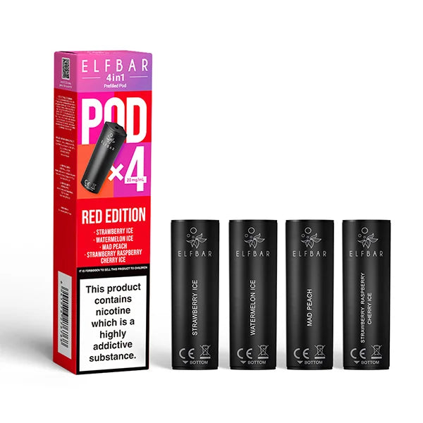 Elf Bar 4-in-1 Multi Flavour Edition Prefilled Vape Pods