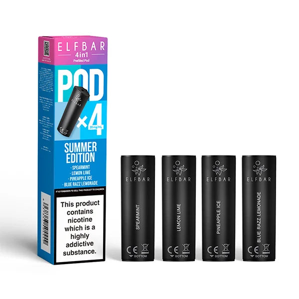 Elf Bar 4-in-1 Multi Flavour Edition Prefilled Vape Pods