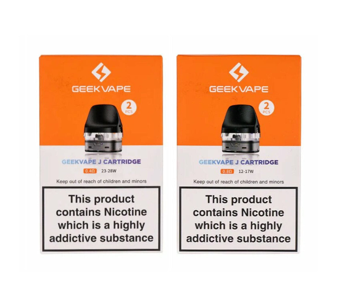 Geekvape J Cartridge Replacement Pods Pack of 3