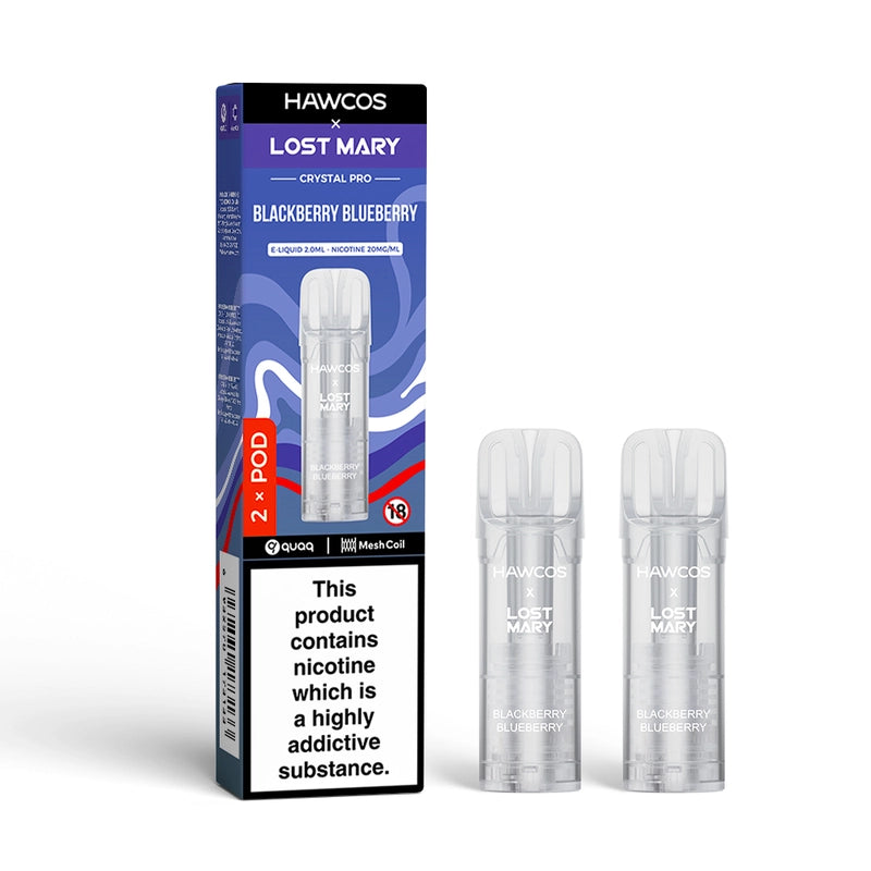 Hawcos x Lost Mary Crystal Pro Prefilled Pods