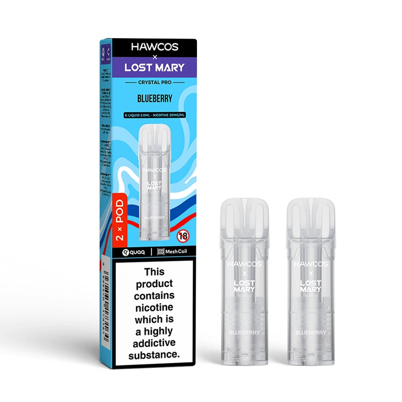 Hawcos x Lost Mary Crystal Pro Prefilled Pods