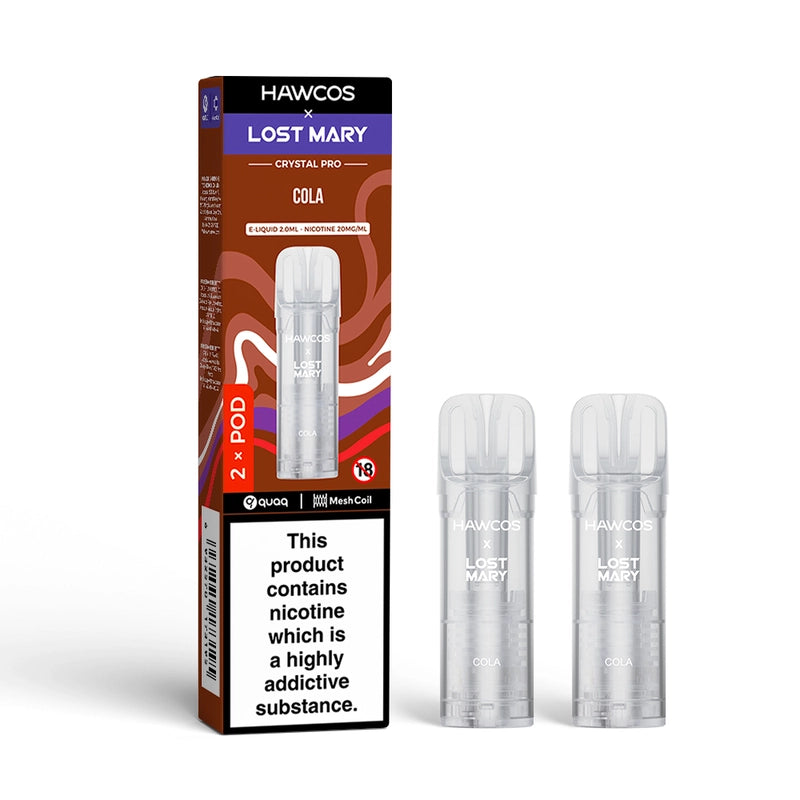 Hawcos x Lost Mary Crystal Pro Prefilled Pods