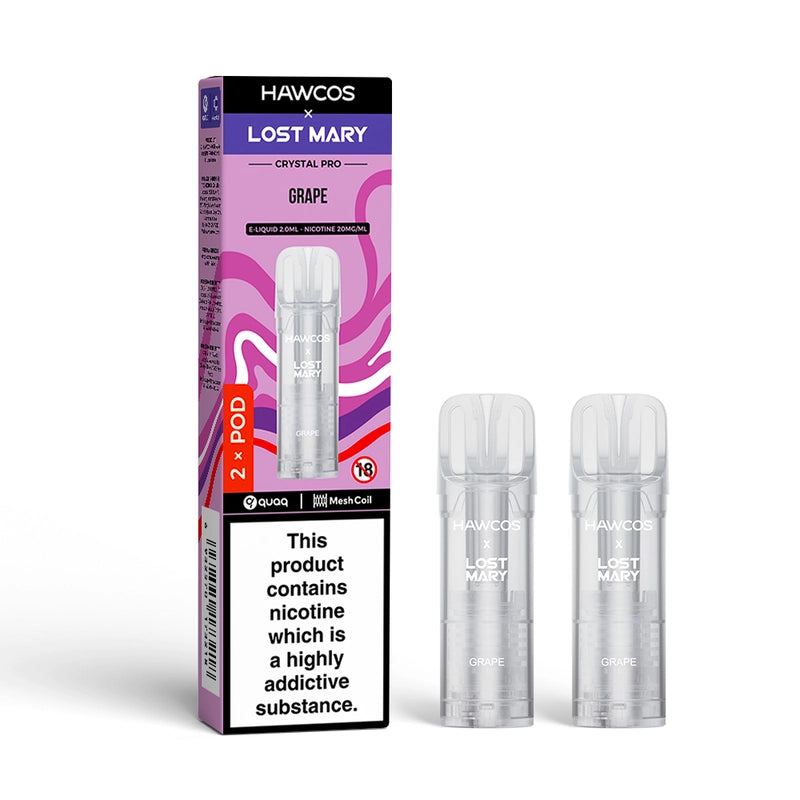 Hawcos x Lost Mary Crystal Pro Prefilled Pods