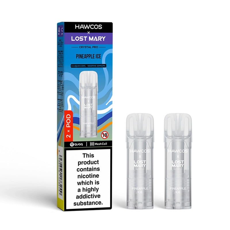 Hawcos x Lost Mary Crystal Pro Prefilled Pods