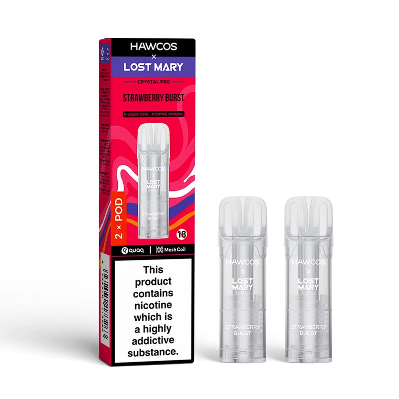 Hawcos x Lost Mary Crystal Pro Prefilled Pods
