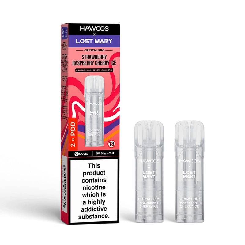 Hawcos x Lost Mary Crystal Pro Prefilled Pods