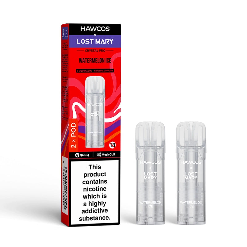 Hawcos x Lost Mary Crystal Pro Prefilled Pods