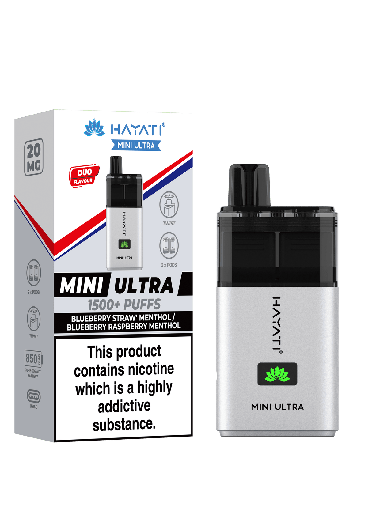 Hayati Mini Ultra 1500 Prefilled Pod Kit