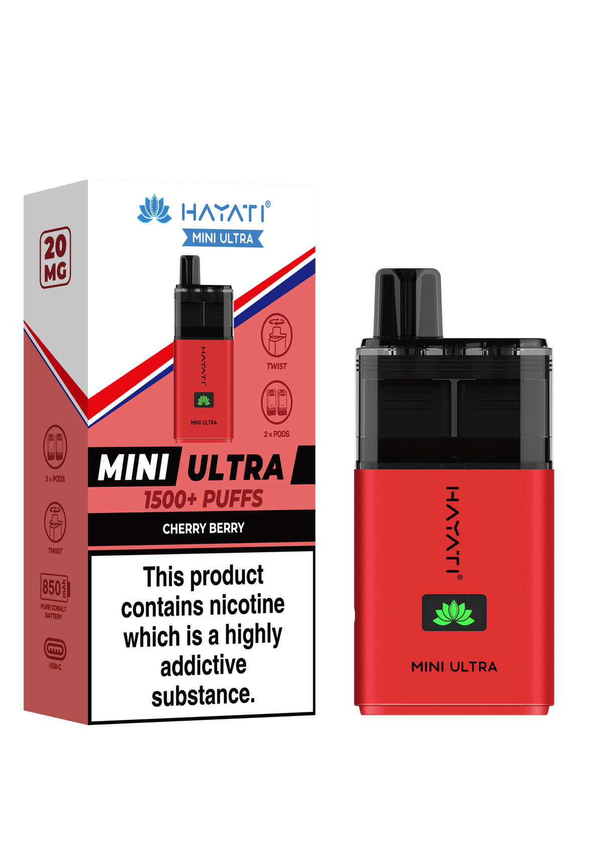 Hayati Mini Ultra 1500 Prefilled Pod Kit