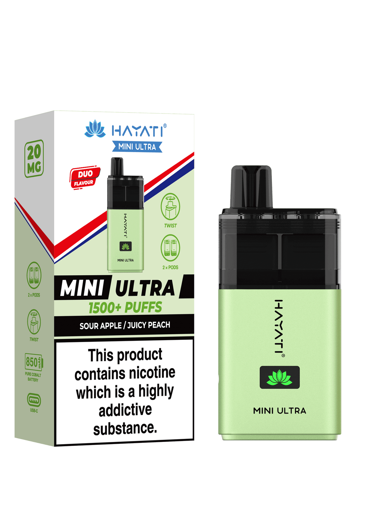Hayati Mini Ultra 1500 Prefilled Pod Kit
