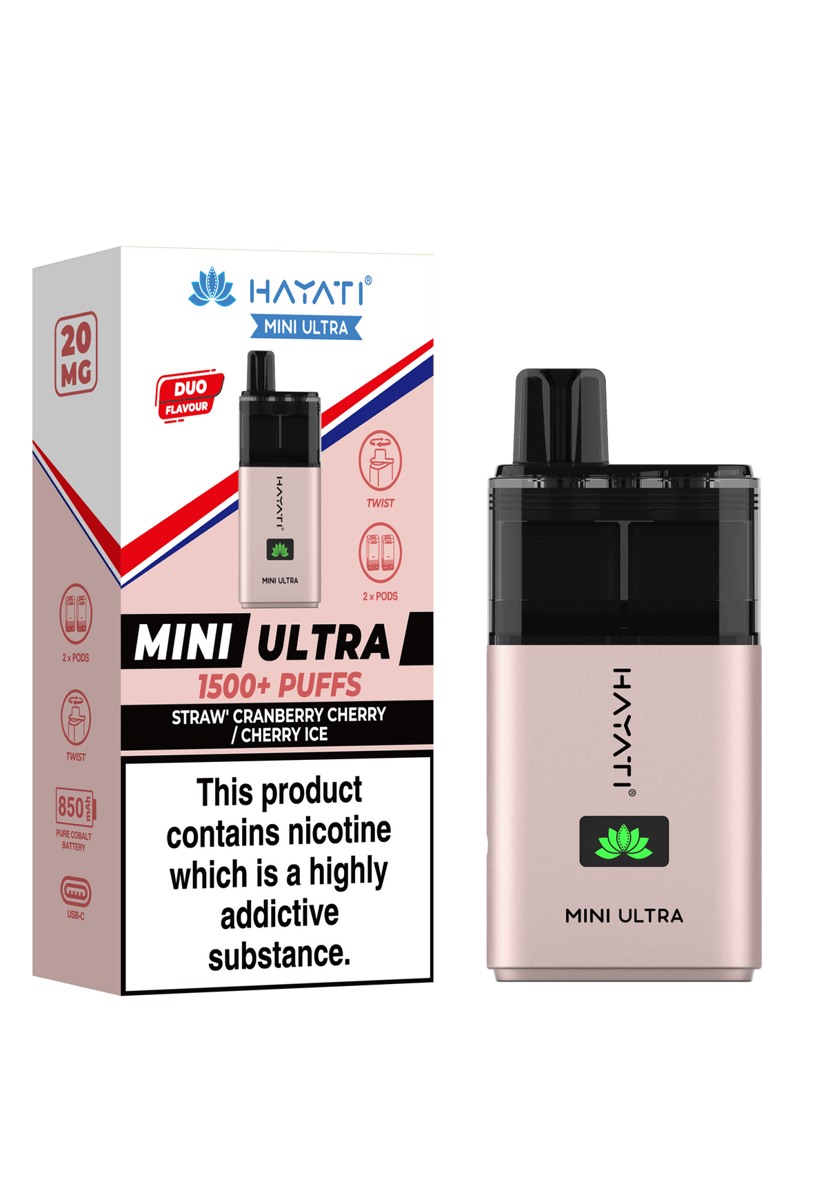 Hayati Mini Ultra 1500 Prefilled Pod Kit