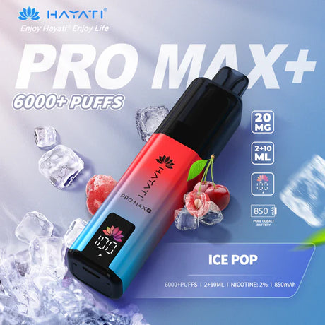 Hayati Pro Max Plus 6000 Puffs Disposable Vape