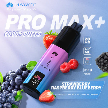 Hayati Pro Max Plus 6000 Puffs Disposable Vape (Box of 5)