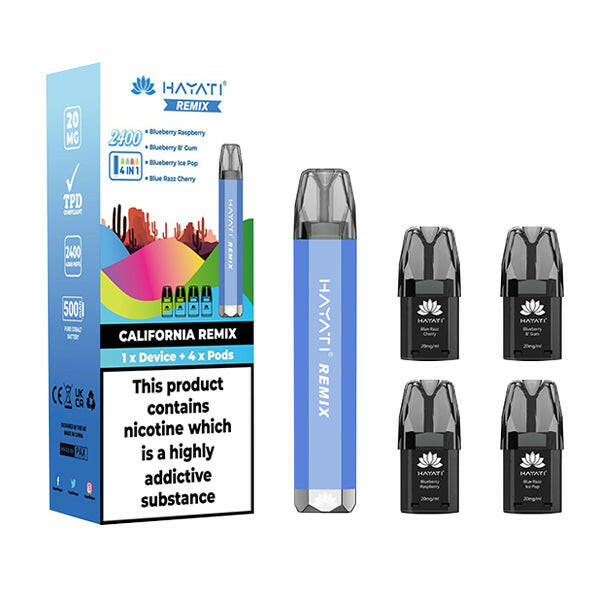 Hayati Remix 2400 Pre-filled Replacement Pods