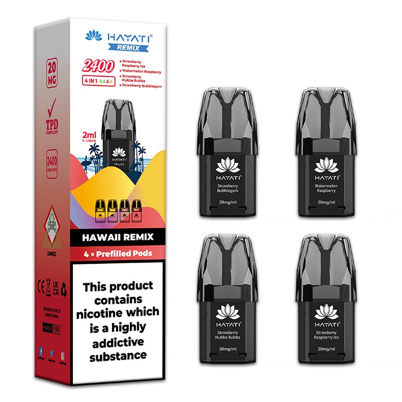 Hayati Remix 2400 Pre-filled Replacement Pods