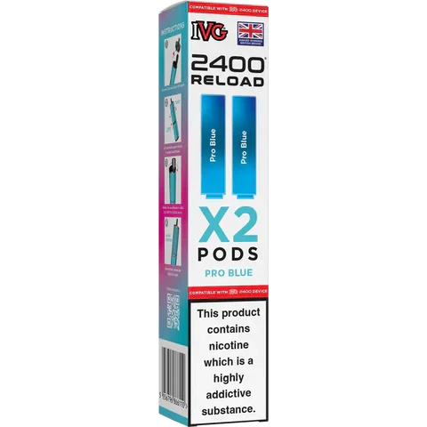 IVG 2400 Reload 2-in-1 Prefilled Pods | Pack of 5