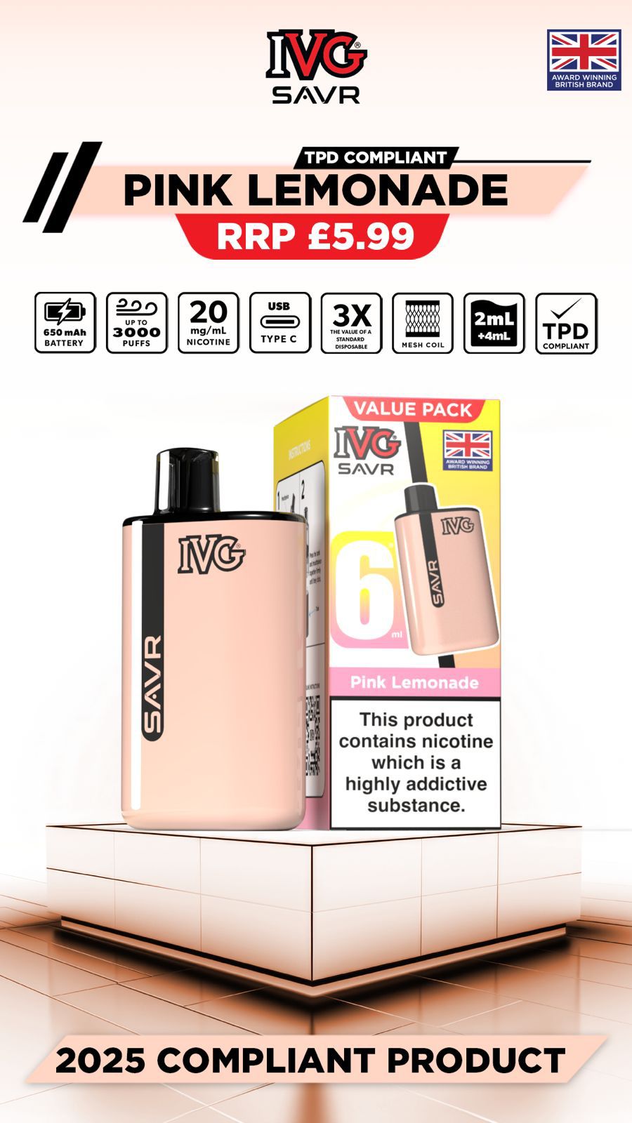 IVG SAVR Prefilled Pod Kit