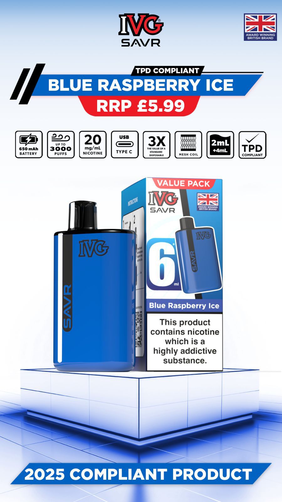IVG SAVR Prefilled Pod Kit