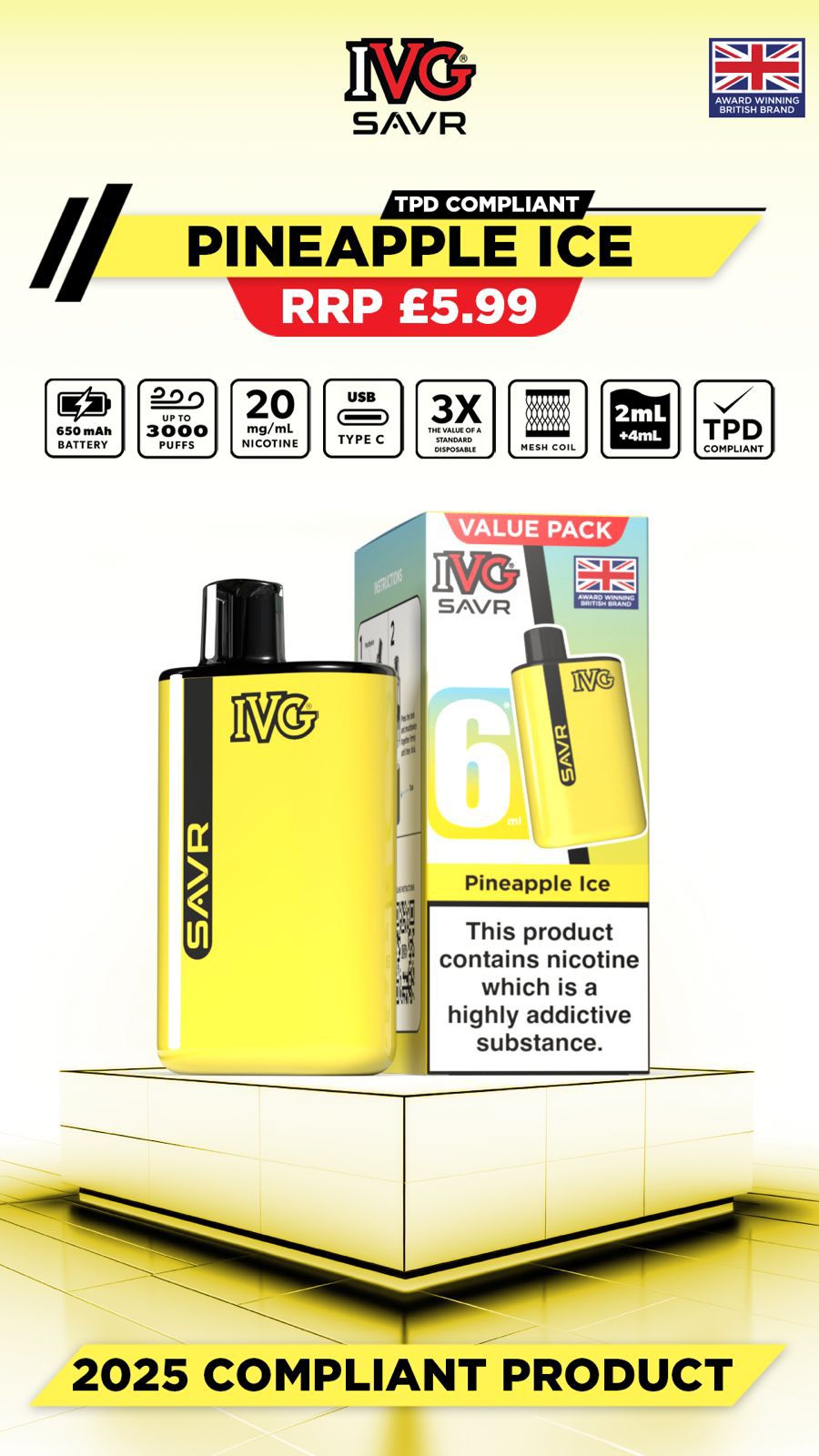 IVG SAVR Prefilled Pod Kit