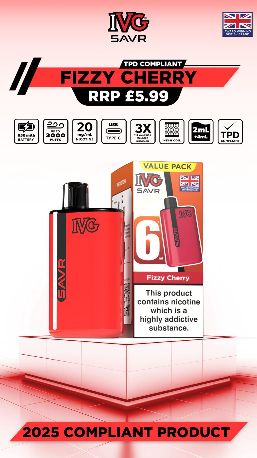 IVG SAVR Prefilled Pod Kit