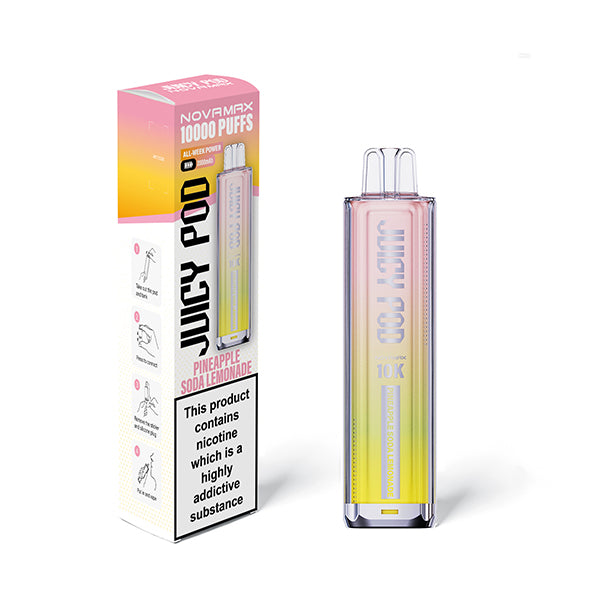 Juicy Pod NovaMax 10K Disposable Vape (Box of 5)