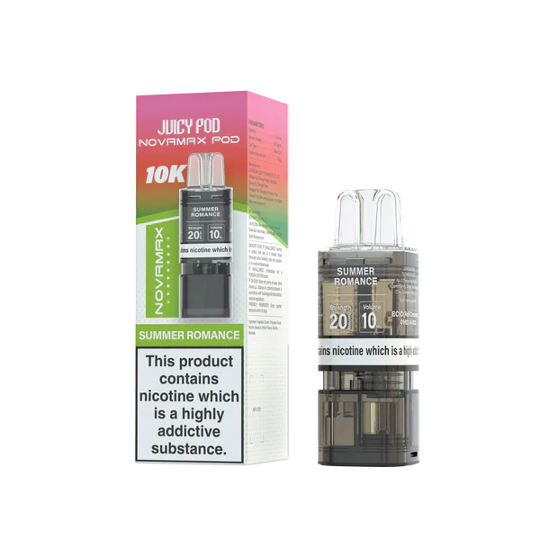 Juicy Pod Novamax 10k Replacement Pods - 10 pack