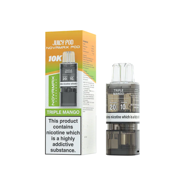 Juicy Pod Novamax 10k Replacement Pods - 10 pack