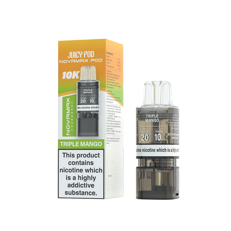Juicy Pod Novamax 10k Replacement Pods - 10 pack