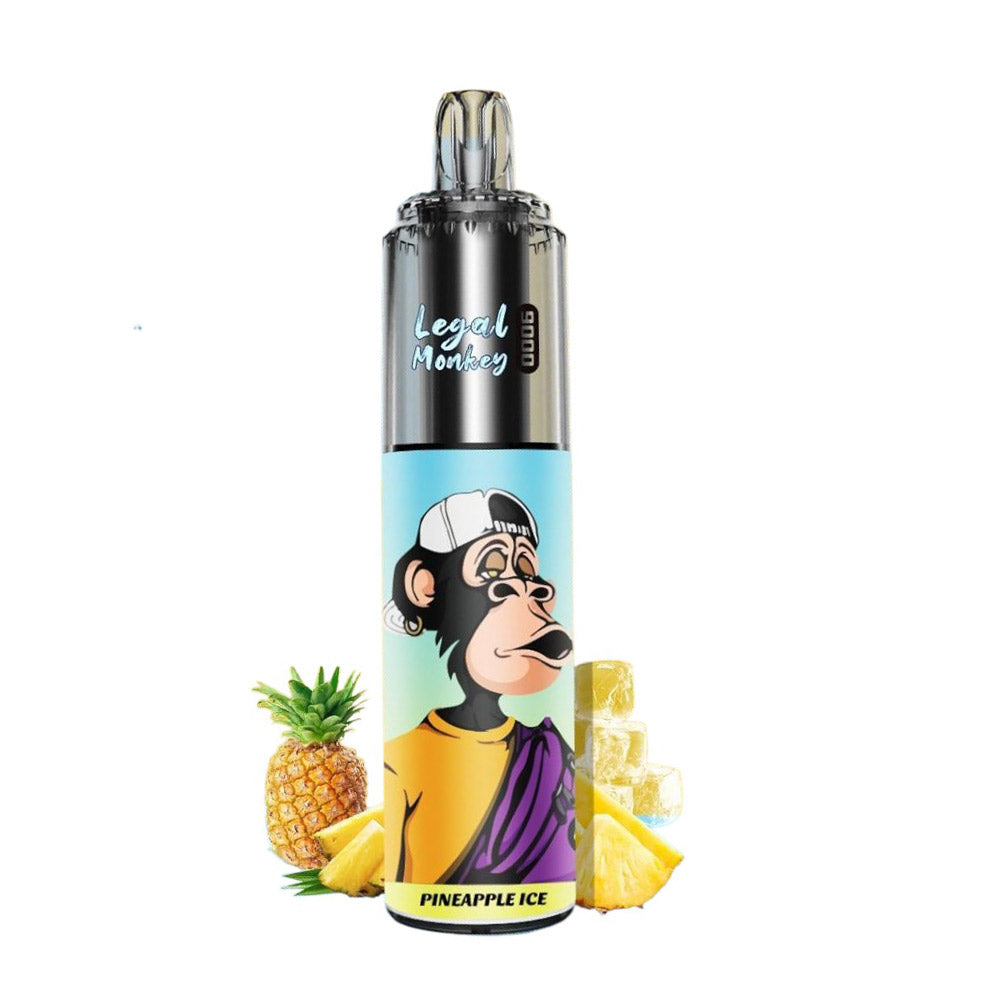 Legal Monkey 9000 Puffs Disposable Vape (Box of 5)