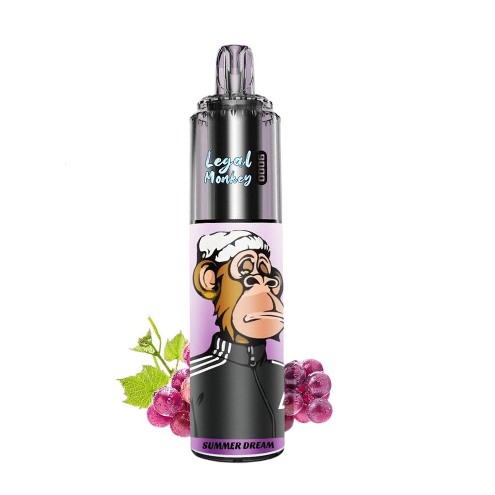 Legal Monkey 9000 Puffs Disposable Vape (Box of 5)