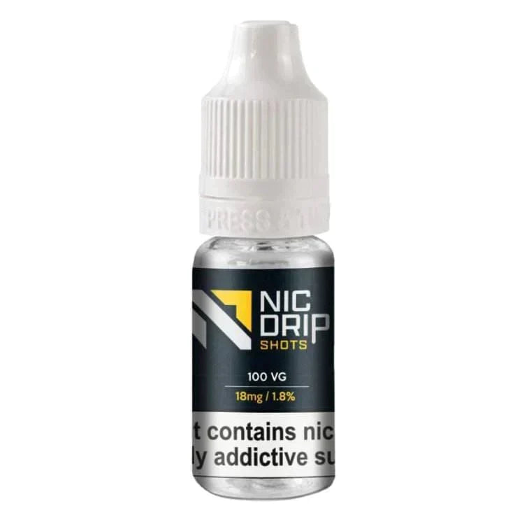 NIC DRIP - 100VG - 18MG - NICOTINE SHOT - BOX OF 120